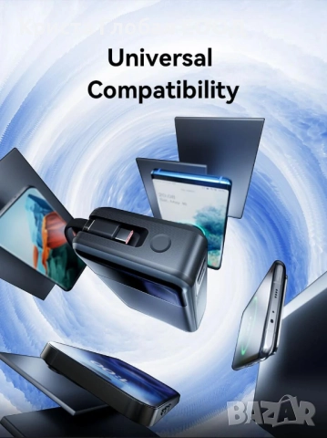 ⚡ Power Bank Vention FHYB0 — Преносима батерия 20000 mAh / 65W PD, снимка 10 - Външни батерии - 51708394