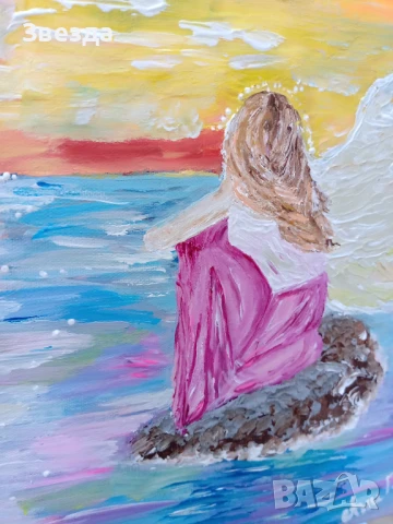 Картина Остров на спокойствието, снимка 2 - Картини - 51016405