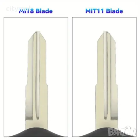 Кутийка за ключ с 2 бутона  и острие за Mitsubishi Lancer Colt Evolution Grandis Outlander, снимка 5 - Аксесоари и консумативи - 50401899