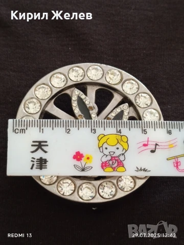 Катарама за колан PLEIBOY BUNNY SPINNER с кристали винтидж 41310, снимка 8 - Колани - 51178026