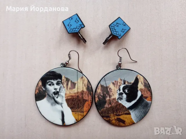 Авторски ръчноправени обеци, различни модели, снимка 3 - Обеци - 35228093