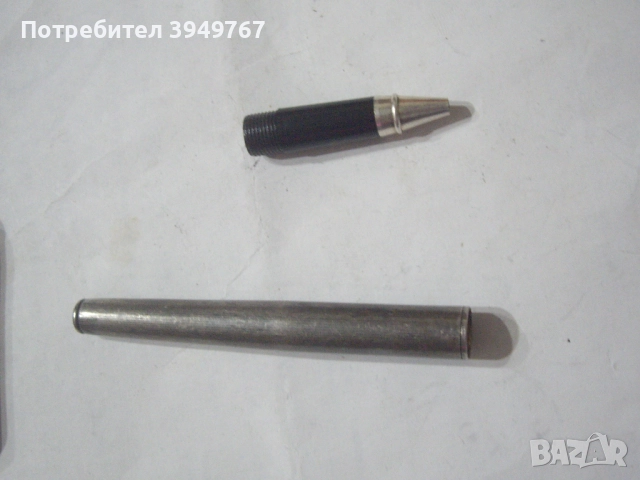 Стара сребърна химикалка., снимка 2 - Антикварни и старинни предмети - 52571933