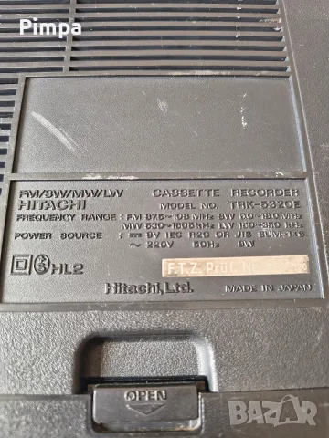 Hitachi trk-5320e радиокасетофон , снимка 3 - Радиокасетофони, транзистори - 56255924