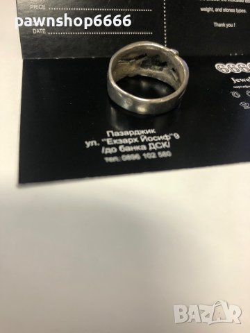 Сребърен пръстен, снимка 5 - Пръстени - 40576837