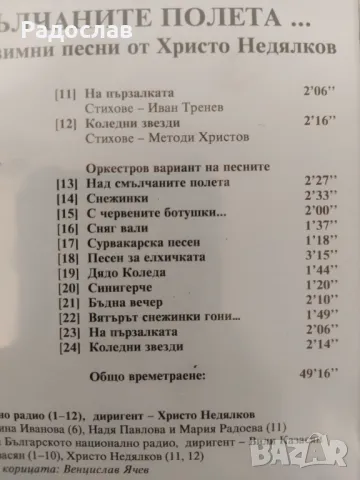 CD Коледни и зимни песни от Христо Недялков , снимка 4 - CD дискове - 49389174
