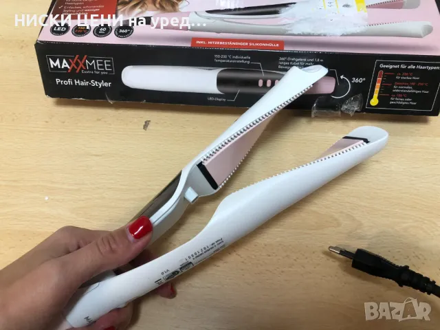 ПРЕСА ЗА КОСА 2В1 ИЗПРАВЯНЕ И КЪДРЕНЕ, снимка 3 - Преси за коса - 48223968