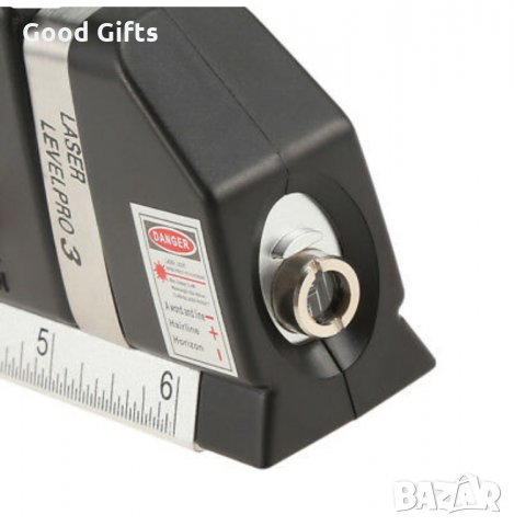 Лазерен нивелир Pro3 с ролетка, снимка 6 - Измервателни инструменти - 34705902