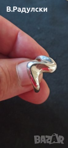 Дизайнерски сребърен пръстен , снимка 4 - Пръстени - 41864366