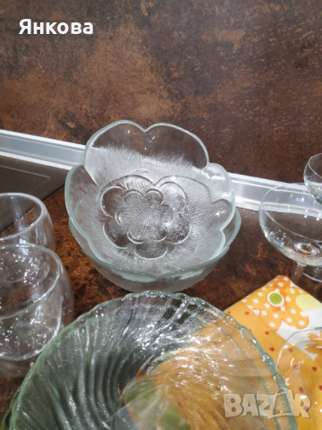 Комплект стъклени изделия , снимка 7 - Чаши - 44640382