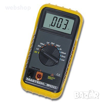 Капацитет метър MASTECH , C\L метър MY6243 | F | H |, снимка 3 - Други инструменти - 38678042