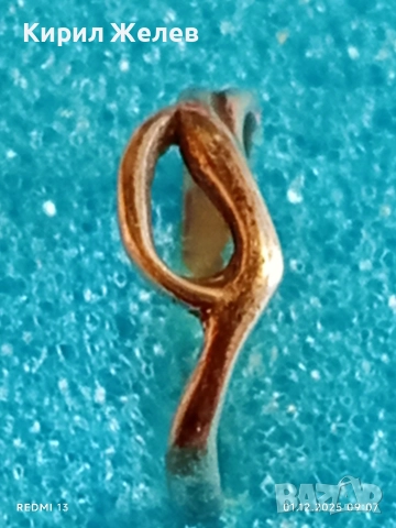 Стилен сребърен пръстен проба 925 стара ръчна изработка ретро стил 52368, снимка 5 - Пръстени - 52599680