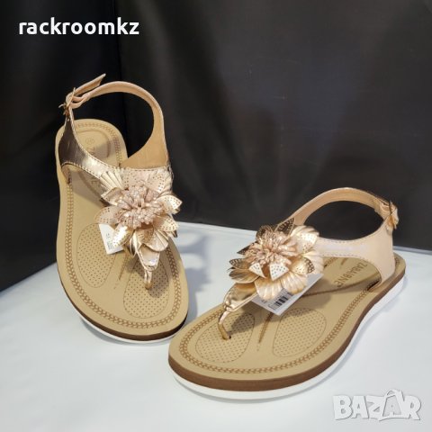 НАМАЛЕНИЕ! -30% на Дамски сандали Zabaione със стелки от мемори пяна цвят: Rose Gold, снимка 1