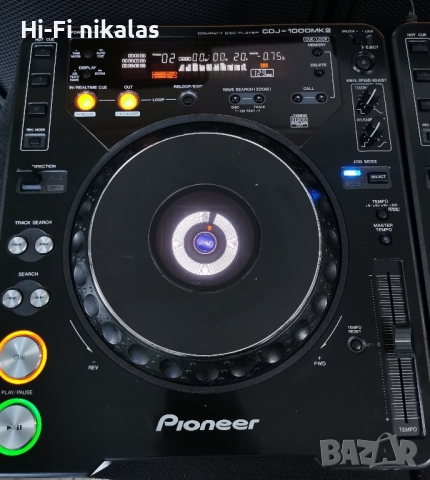 Dj player CD плейър PIONEER CDJ-1000 mk II, снимка 3 - Ресийвъри, усилватели, смесителни пултове - 44792172