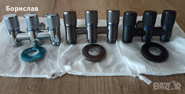 Хигиенен душ за тоалетна/биде с троен кран - 3 цвята, снимка 3 - Душове - 51127892