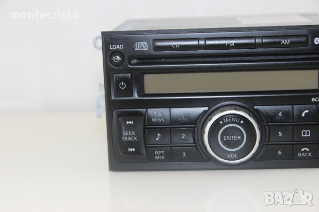 CD RADIO Bluetooth Nissan Qashqai (2007-2010г.) 6CD Changer / 28185 JD40A / 28185JD40A / касетофон, снимка 2 - Аксесоари и консумативи - 41859664