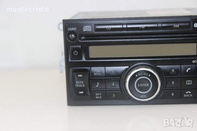 CD RADIO Bluetooth Nissan Qashqai J10 (2007-2010г.) 6CD Changer / 28185 JD40A / 28185JD40A касетофон, снимка 2 - Аксесоари и консумативи - 41859664