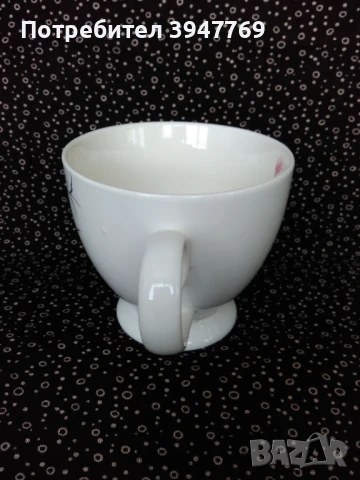 порцеланова чаша на столче, снимка 3 - Чаши - 51386876