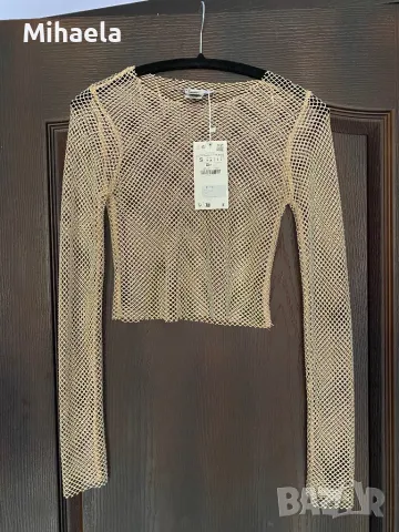 Блуза от мрежа Zara