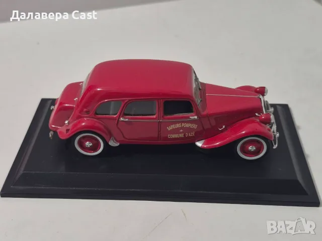 1/43 Citroen Traction 11 Pompier Atlas , снимка 5 - Колекции - 55976916