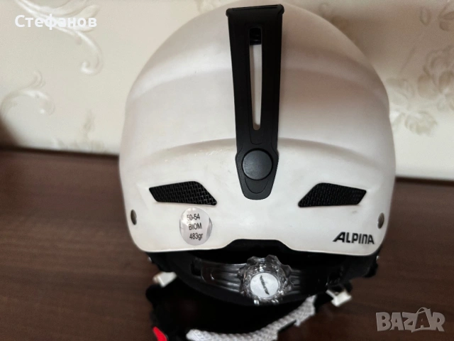 Детска ски каска Alpina 50-54см, снимка 4 - Зимни спортове - 53606153