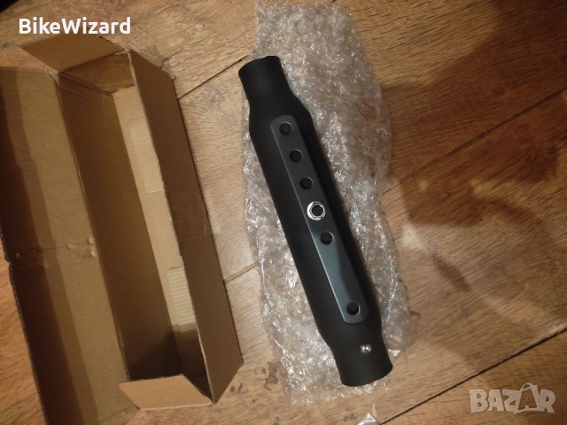 JFG RACING Универсален ауспух за мотоциклети 1.5" OD Inlet 12" НОВО, снимка 4 - Части - 41740491