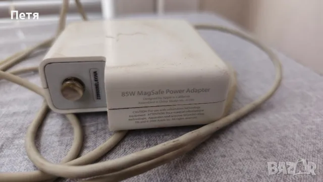 Оригално зарядно за Apple Macbook - MagSafe 85W А1290, снимка 3 - Кабели и адаптери - 48909484
