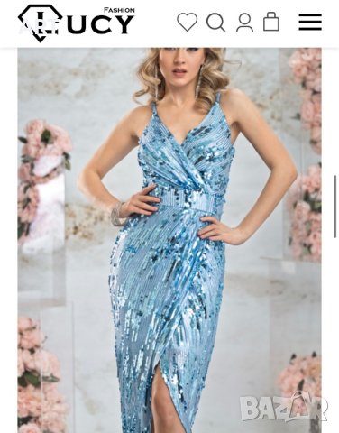 Луксозна рокля “ЛУСИ”, снимка 1