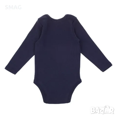 Бебешко Памучно боди синьо Loud But Cute S_1245618, снимка 3 - Бодита за бебе - 49897304