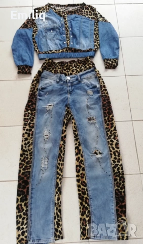 Нов Дамски Дизайнерски Комплект, снимка 2 - Спортни екипи - 53391282