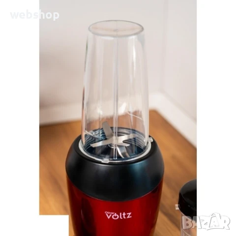Нутри блендер Oliver Voltz 1200W, 2 чаши, Без BPA, 1000мл/800 мл, Трошене на лед, снимка 4 - Блендери - 50492071