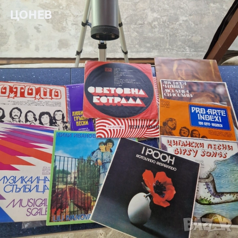 Грамофонни плочи големи и малки 