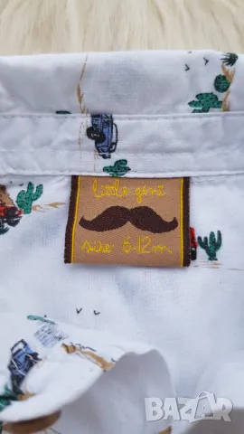 Боди риза 6-12 месеца , снимка 3 - Бодита за бебе - 49475413