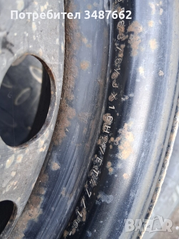 16цола оригинални за Рено 6.5J ×16 ет 47 ц.66.1мм 5×114.3, снимка 5 - Гуми и джанти - 52722162