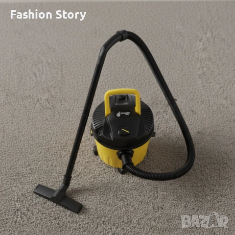 Мощна прахосмукачка за сухо и мокро почистване с 10L контейнер, снимка 3 - Прахосмукачки - 52497160