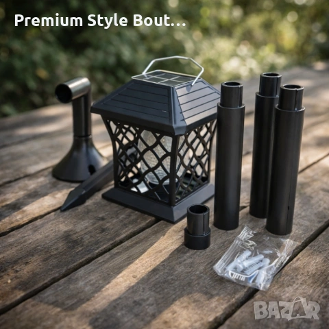 Многофункционална градинска соларна лампа XF-1012А - осветление и защита от насекоми, снимка 7 - Други стоки за дома - 53818483