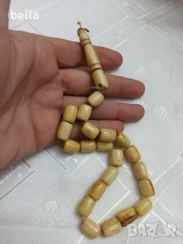 Броеница камилска кост -21 зърна без попа.Цена 150 лв, снимка 5 - Други ценни предмети - 50448735