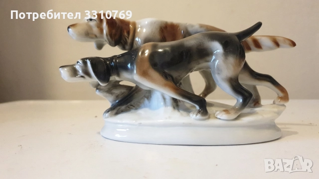 Красиви порцеланови статуетки на коне и ловни кучета. , снимка 15 - Статуетки - 52629988