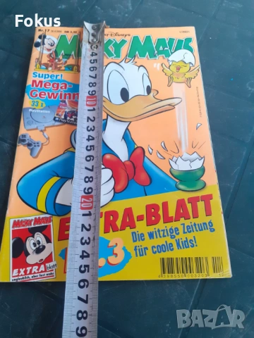 Комикс - Micky Maus Walt Disney N17 - 20.4.2000 Germany, снимка 6 - Антикварни и старинни предмети - 53280819