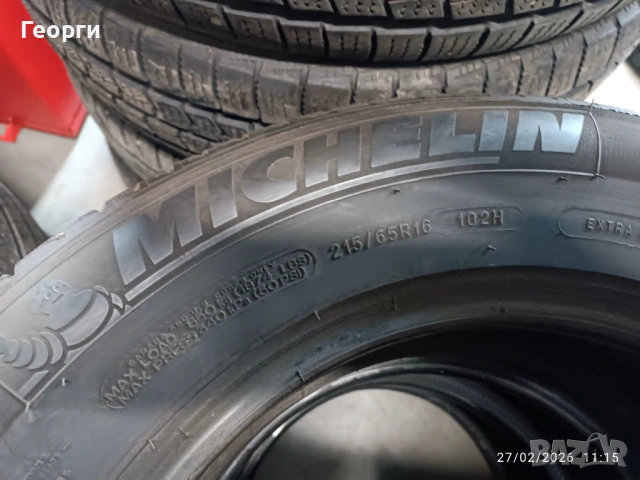 4бр.летни гуми 215/65/16 Michelin, снимка 3 - Гуми и джанти - 53663673