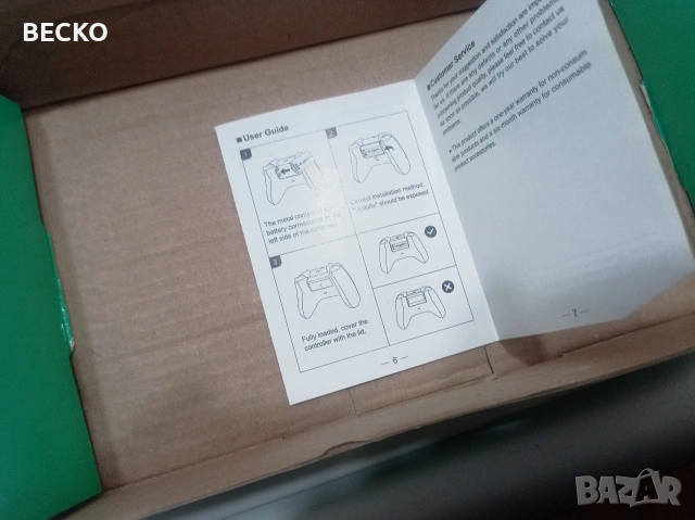 Батерии и зарядна станция за контролери Xbox, снимка 11 - Аксесоари - 53567224