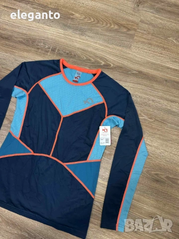 Нова Дамска !  Kari Traa Louise LS navy  baselayer , L размер, снимка 3 - Спортни екипи - 53197976