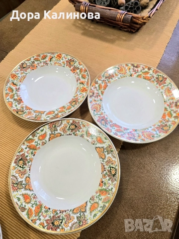 Стар български порцелан "Кашмир" на "Изида *, снимка 6 - Колекции - 52592404