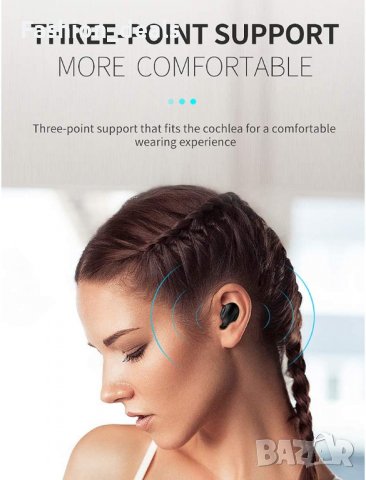 Нови Безжични слушалки Спортни с кутия за зареждане Earbuds за музика, снимка 5 - Bluetooth слушалки - 39939770