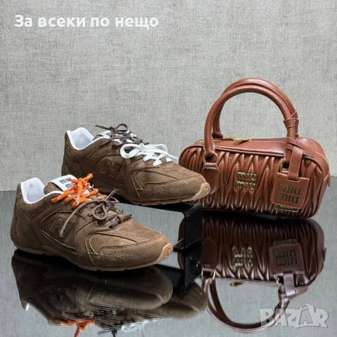 Miu Miu Дамски Маратонки👟Дамски Спортни Обувки Миу Миу - Налични Различни Цветове Код D2088, снимка 8 - Маратонки - 49409110