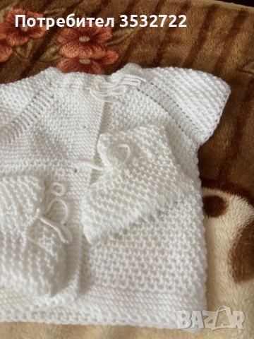 Бебешки плетени комплекти , снимка 12 - Комплекти за бебе - 52097444