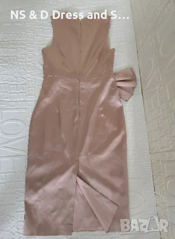 Дамска сатенена рокля , снимка 2 - Рокли - 50211550