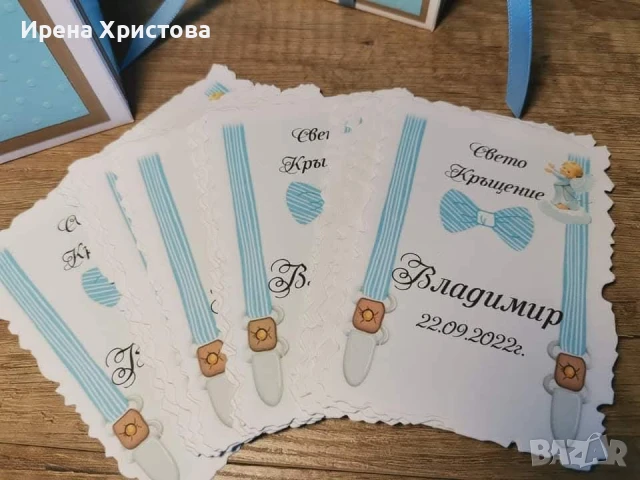 Комплект за кръщене, снимка 6 - Декорация - 51235873