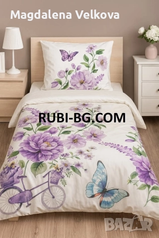 Спално бельо за единично легло , снимка 2 - Спално бельо - 52800196