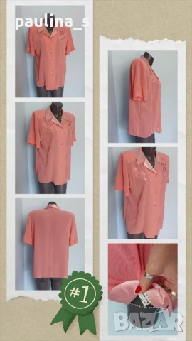 Пет различни броя / Копринени ризи тип туника , снимка 6 - Ризи - 50548026