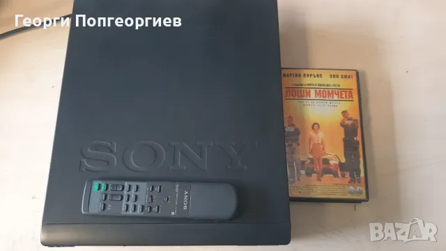 Видео плейър VHS SONY ТОП състояние , снимка 4 - Плейъри, домашно кино, прожектори - 49792095